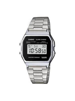 Casio Zegarek Vintage A158WEA-1EF Srebrny