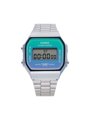 Casio Zegarek Vintage A168WER-2AEF Srebrny