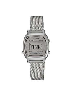 Casio Zegarek Vintage LA670WEM-7EF Srebrny