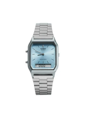 Casio Zegarek Vintage Maxi AQ-230A-2A1MQYES Srebrny