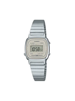 Casio Zegarek Vintage Mini LA670WEA-8AEF Srebrny