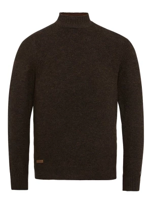 CAST IRON Sweter w kolorze ciemnobrązowym rozmiar: M