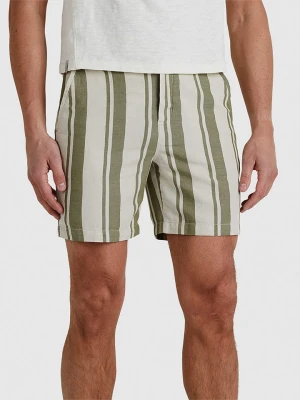CAST IRON Szorty w kolorze kremowo-zielonym rozmiar: W32