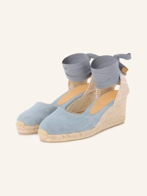 Castaner Sandały Na Platformie Carina blau