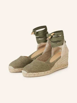 Castaner Sandały Na Platformie Carina gruen