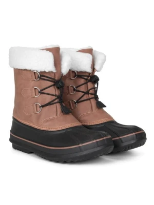 Casual dziecięce śniegowce sznurowane - Light Brown Mountain Warehouse