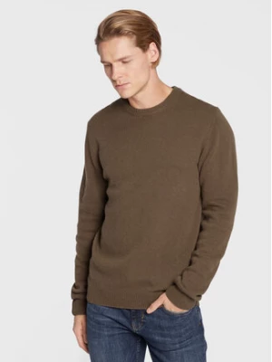 Casual Friday Sweter Karl 20503970 Brązowy Regular Fit