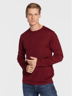 Casual Friday Sweter Kent 20501343 Bordowy Slim Fit