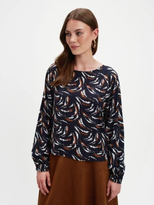 Casualowa bluzka z nadrukiem Top Secret