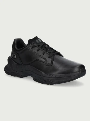 CAT Footwear WATTAGE sneakersy męskie skórzane czarny