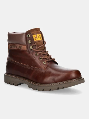 Caterpillar buty skórzane COLORADO 2.0 męskie kolor brązowy P726360