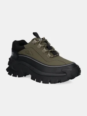 Caterpillar sneakersy nubukowe INTRUDER GALOSH 2.0 LOW WP kolor zielony P111620