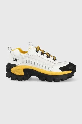 Caterpillar sneakersy skórzane INTRUDER kolor biały