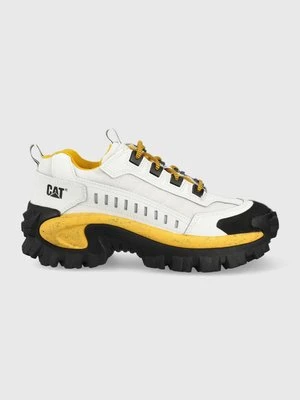 Caterpillar sneakersy skórzane INTRUDER kolor biały P723902