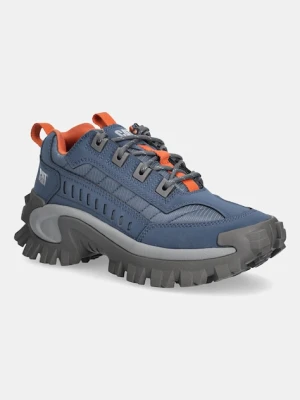 Caterpillar sneakersy skórzane INTRUDER męskie kolor niebieski P726511