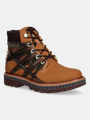 Caterpillar trapery nubukowe GOLDEN GATE unisex kolor brązowy P111712