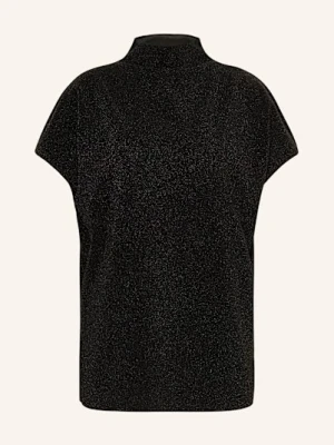 Catnoir Bluzka Bez Rękawów Z Błyszczącą Przędzą schwarz