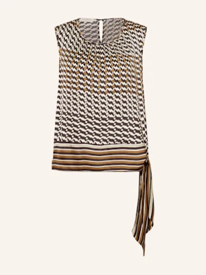 Catnoir Bluzka Bez Rękawów Z Satyny beige