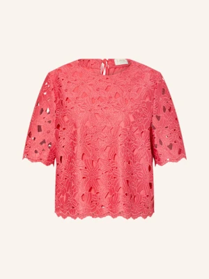 Catnoir Bluzka Z Dziurkowaną Koronką rot
