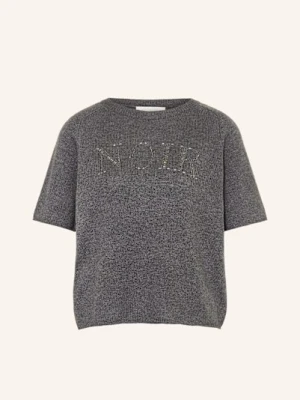 Catnoir Dzianinowa Koszulka Z Ozdobnymi Kamykami grau