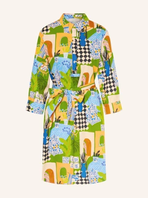 Catnoir Sukienka Koszulowa Z Rękawami 3/4 gruen