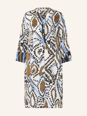 Catnoir Sukienka Satynowa Z Rękawami 3/4 blau