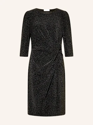 Catnoir Sukienka Z Błyszczącą Przędzą I Rękawami 3/4 schwarz