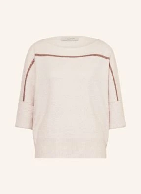 Catnoir Sweter Z Błyszczącą Przędzą weiss