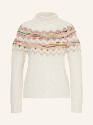 Catnoir Sweter Z Błyszczącą Przędzą weiss