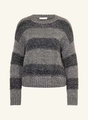 Catnoir Sweter Z Dodatkiem Alpaki I Błyszczącej Przędzy grau
