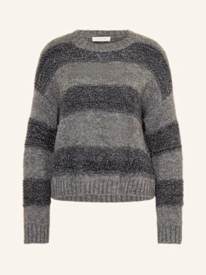 Catnoir Sweter Z Dodatkiem Alpaki I Błyszczącej Przędzy grau