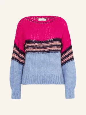 Catnoir Sweter Z Dodatkiem Alpaki I Błyszczącej Przędzy pink