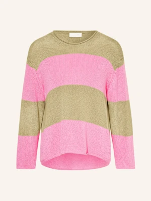 Catnoir Sweter Z Dodatkiem Lnu pink