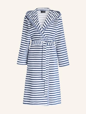 Cawö Szlafrok Damski Breton Z Kapturem blau