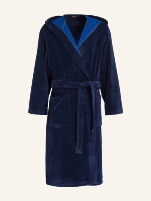 Cawö Szlafrok Męski Z Kapturem blau