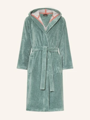 Cawö Szlafrok Uniseks Z Kapturem gruen