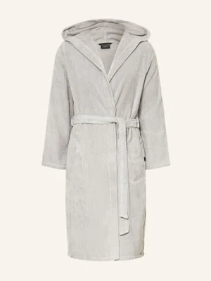Cawö Szlafrok Unisex Z Kapturem silber