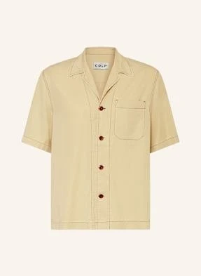 Cdlp Koszula Z Klapami Comfort Fit beige