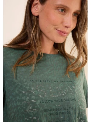 Cecil Koszulka w kolorze ciemnozielonym rozmiar: XL