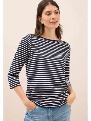 Cecil Koszulka w kolorze granatowo-białym rozmiar: XL