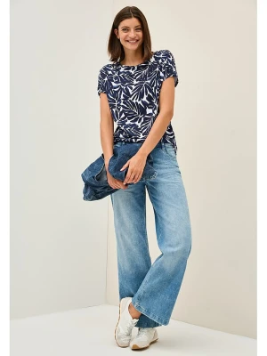 Cecil Koszulka w kolorze granatowo-białym rozmiar: L