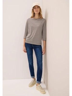 Cecil Koszulka w kolorze szarobrązowo-białym rozmiar: XL