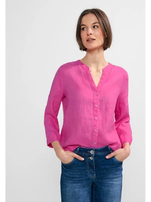 Cecil Lniana bluzka w kolorze różowym rozmiar: M