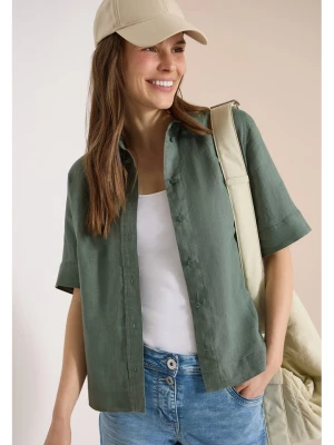 Cecil Lniana koszula w kolorze khaki rozmiar: XL