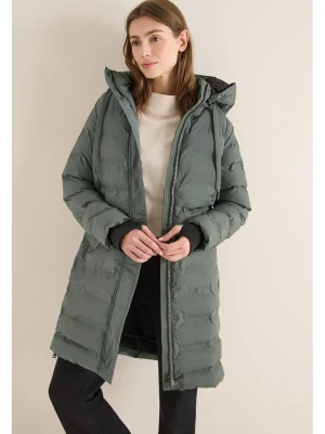 Cecil Płaszcz pikowany w kolorze khaki rozmiar: M