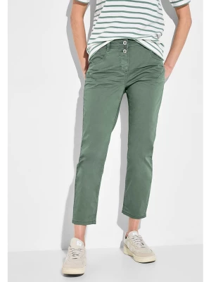 Cecil Spodnie "Scarlett" w kolorze zielonym rozmiar: W26/L26