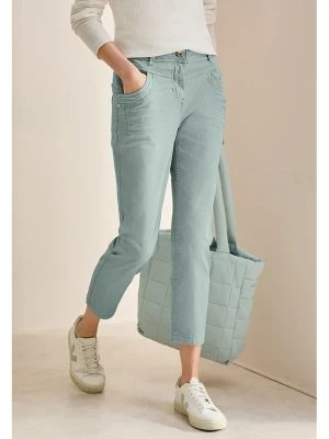 Cecil Spodnie - Slim fit - w kolorze turkusowym rozmiar: W27/L26