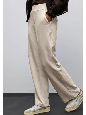 Cecil Spodnie sztruksowe w kolorze kremowym rozmiar: W34/L30