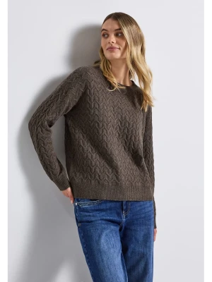 Cecil Sweter w kolorze ciemnobrązowym rozmiar: 34