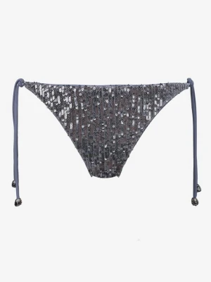 Cekinowe figi kąpielowe bikini wiązane po bokach Salsa Poupee Marilyn